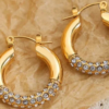 Circles Diamonds Earrings