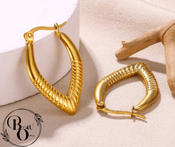 Gold Hoop Earing